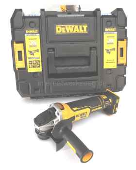 DeWalt DCG405NT-XJ Akku-Winkelschleifer, bürstenlos, Solomaschine inklusive T-Stak Koffer