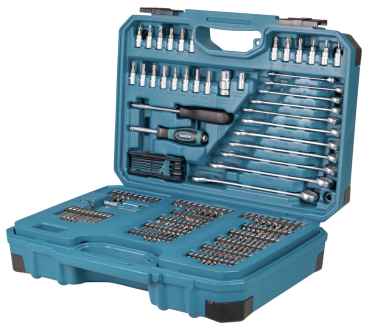 Makita Werkzeug-Set 231-teilig im Koffer, 2 Umschaltknarren, etc.