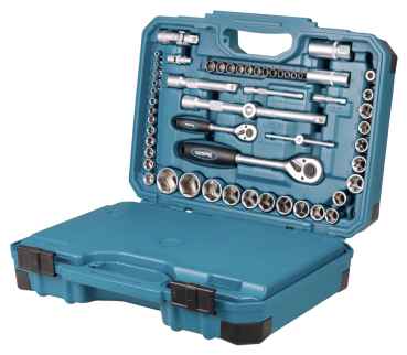 Makita Werkzeug-Set 231-teilig im Koffer, 2 Umschaltknarren, etc.