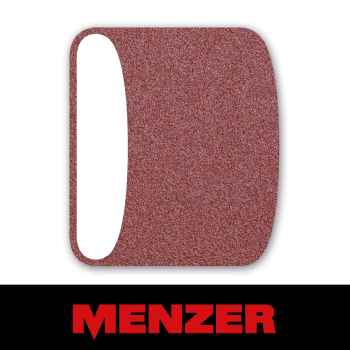 Menzer Schleifbaender 200 x 750mm, Red Normalkorund, 10 Stueck, Korn 36, fuer Bandschleifmaschinen, z.B. BSM 750, Bona, FG, Janser, Lägler, Pallmann, etc.