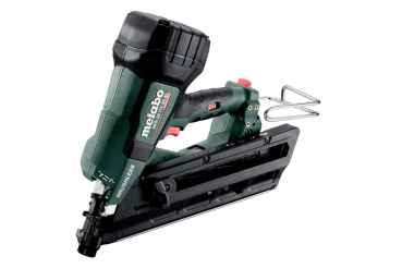 Metabo NFR 18 LTX 90 BL (612090840) AKKU-NAGLER, 2 x 4 Ah LiHD Akkus, neues Modell, Ladegerät, MetaBox, 1 Paar Metabo Handschuhe