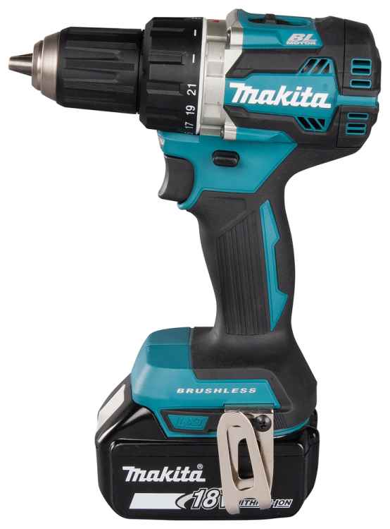 Makita DDF484Z 18 Volt Akku-Bohrschrauber, Solomaschine ohne Akku, ohne Ladegerät, 54Nm, Vollmetallplanetengetriebe