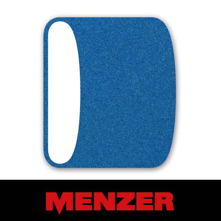 Menzer Schleifbaender 200 x 750mm, Blue Zirkonkorund, 10 Stueck, Korn 24, fuer Bandschleifmaschinen, z.B. BSM 750, Bona, FG, Janser, Lägler, Pallmann, etc.