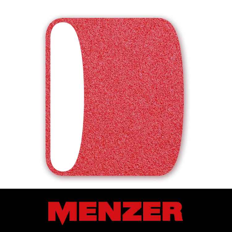Menzer Schleifbaender 200 x 750mm, Ruby Keramik, 10 Stueck, Korn 36, fuer Bandschleifmaschinen, z.B. BSM 750, Bona, FG, Janser, Lägler, Pallmann, etc.